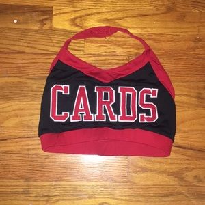 Louisville Ladybird “Cards” Halter Crop Top